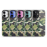 iPhone 16 Pro Max Green Camo Black Impact Phone Case