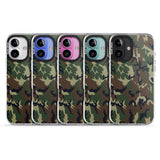 iPhone 16 Pro Max Forest Green Camo Black Impact Phone Case