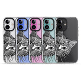 iPhone 16 Pro Max Henna Cat Black Impact Phone Case