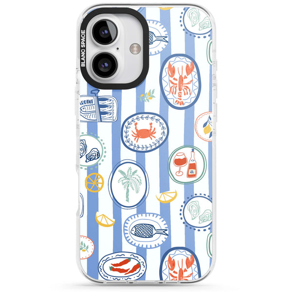 Nautical Stripes & Coastal Plates