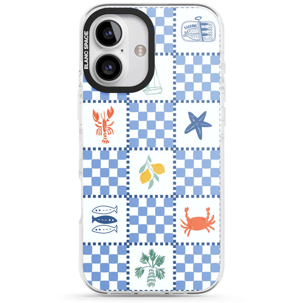 Coastal Blue Check