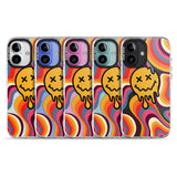 iPhone 16 Pro Max Trippy Face Melt Black Impact Phone Case