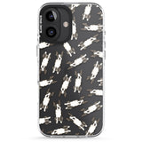 iPhone 16 Pro Max Boston Terrier Watercolour Dog Pattern Black Impact Phone Case