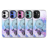 iPhone 16 Pro Max Simple Galaxy Pattern Dreamcatcher Black Impact Phone Case