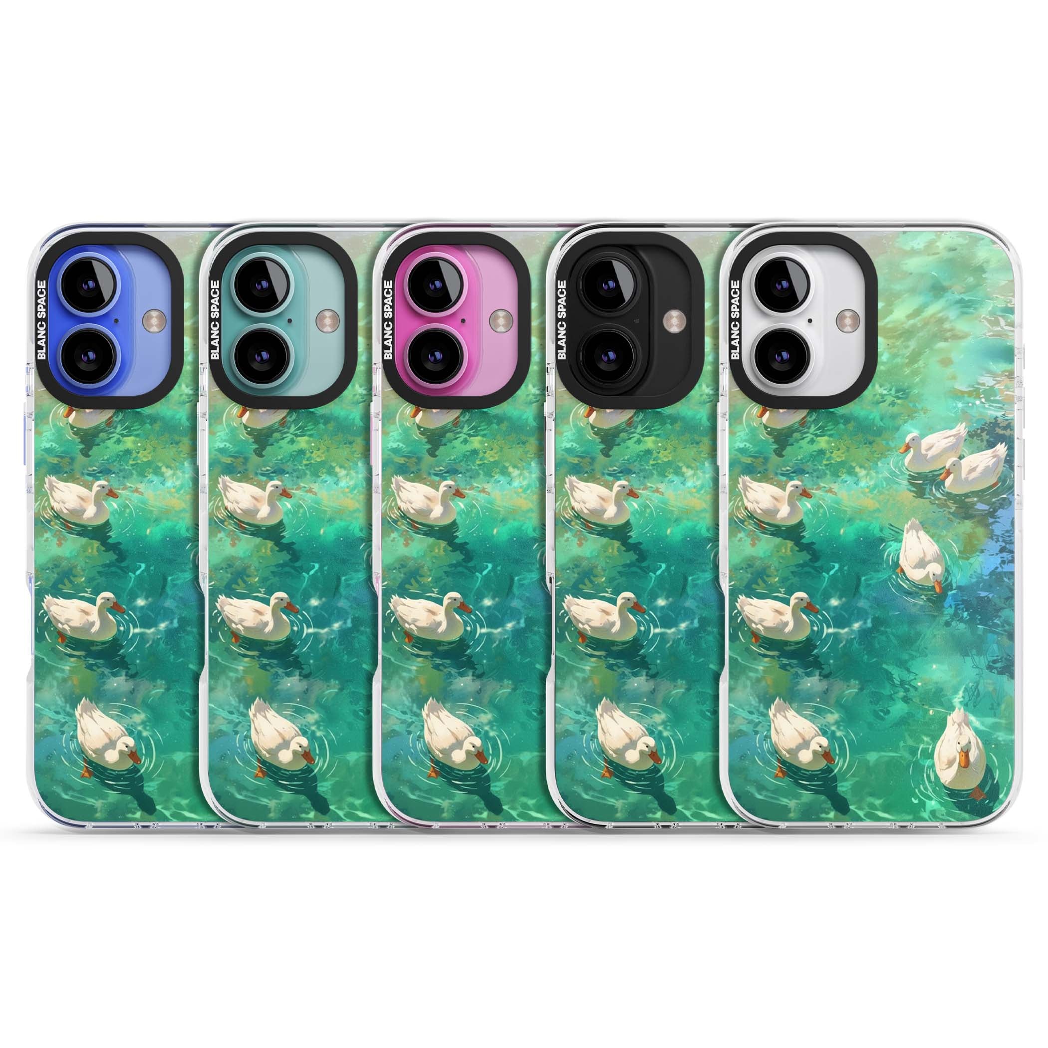 Ducks In The Pond for her iPhone case | Clear Impact case for iPhone 16, iPhone 16 Plus