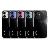 iPhone 16 Pro Max Night Sky Galaxies: Crescent Moon Black Impact Phone Case