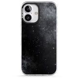 iPhone 16 Pro Max Night Sky Galaxies: Shimmering Stars Black Impact Phone Case