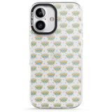 iPhone 16 Pro Max Crying Eyes (Clear) Psychedelic Eyes Pattern Black Impact Phone Case