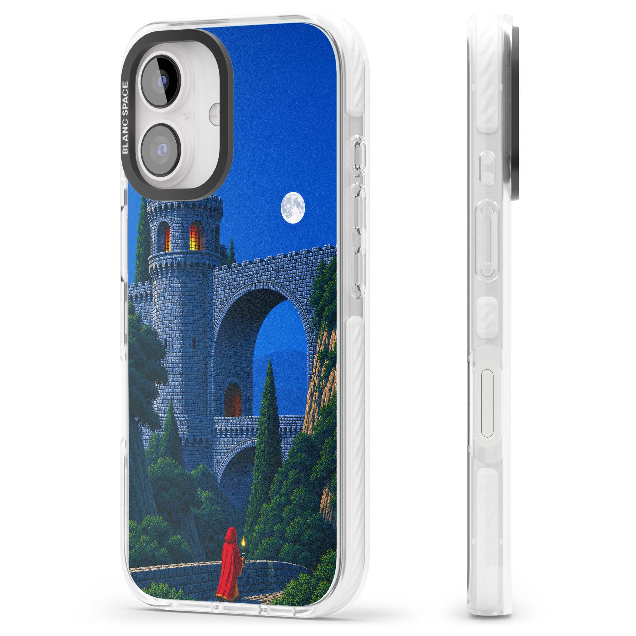 Castle Walls art iPhone case | Clear Impact case for iPhone 16, iPhone 16 Plus