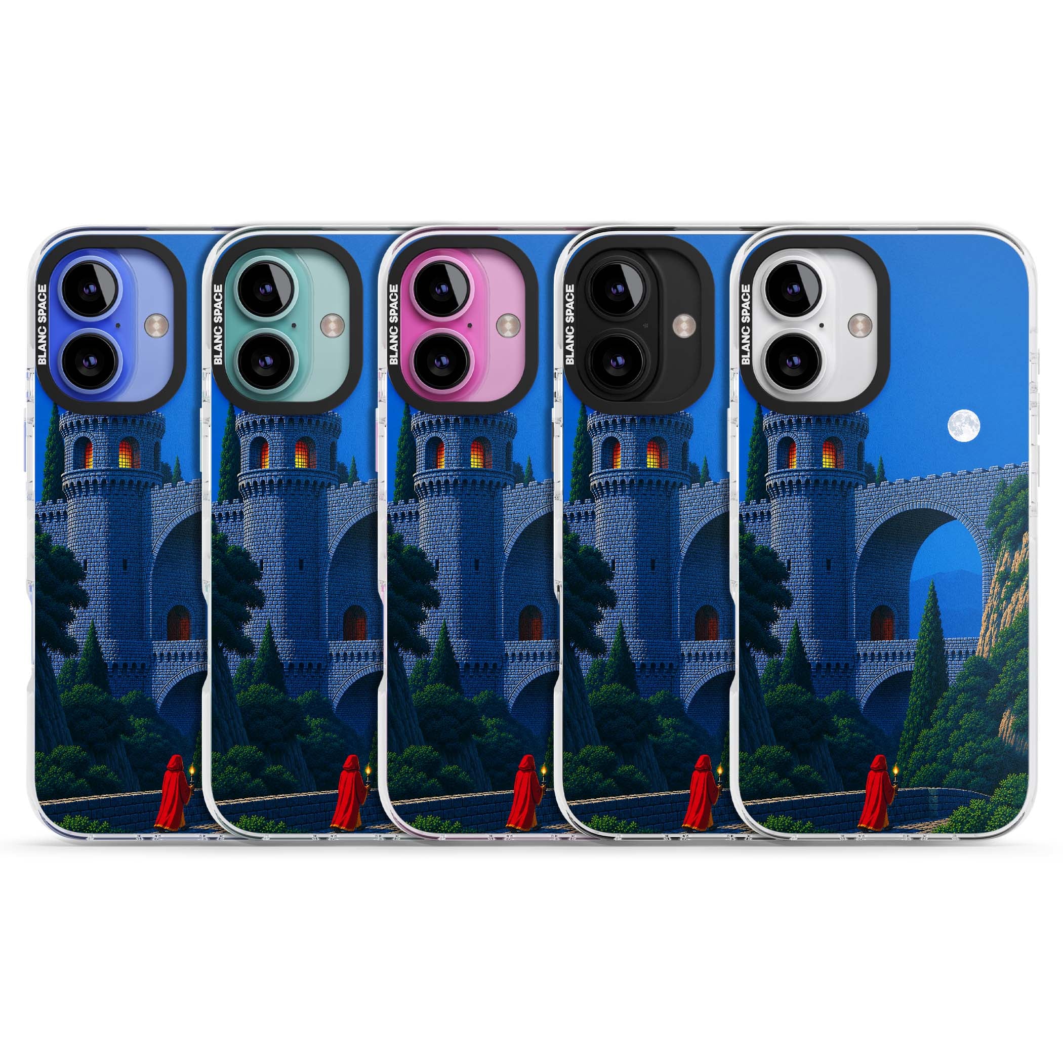 Castle Walls art iPhone case | Clear Impact case for iPhone 16, iPhone 16 Plus