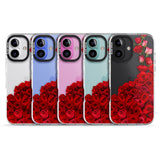 iPhone 16 Pro Max Floral Roses Black Impact Phone Case