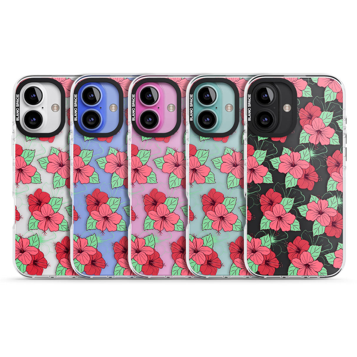 iPhone 16 Pro Max Pink Peony Black Impact Phone Case