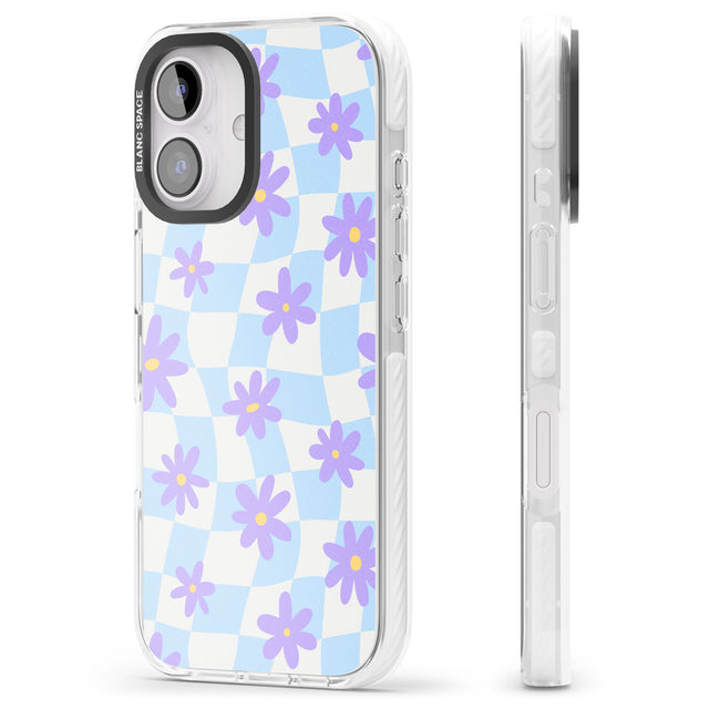 iPhone 16 Pro Max Serene Skies & Flowers Black Impact Phone Case