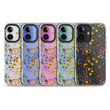 iPhone 16 Pro Max Wildflower Black Impact Phone Case