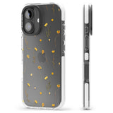 iPhone 16 Pro Max Mixed Yellow Flowers - Dried Flower-Inspired Black Impact Phone Case