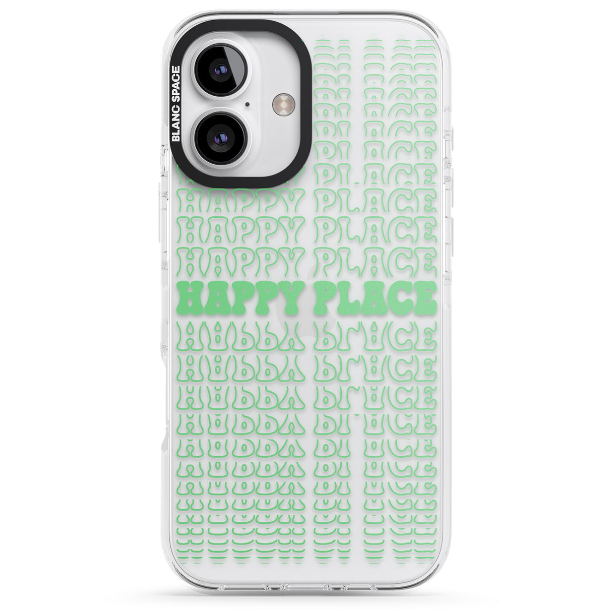 iPhone 16 Pro Max Happy Place (Green) Clear Impact Phone Case + Magsafe