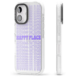 iPhone 16 Pro Max Happy Place (Purple) Black Impact Phone Case + Magsafe