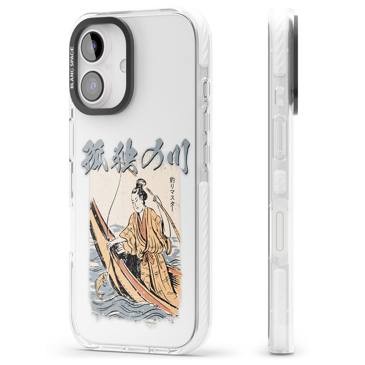 Japanese River Impact Phone Case for iPhone 16, iPhone 16 Plus