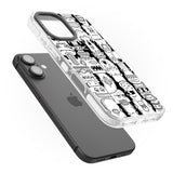 iPhone 16 Pro Max Monochrome Heads Black Impact Phone Case