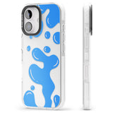 iPhone 16 Pro Max Blue Lava Lamp Black Impact Phone Case