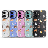 iPhone 16 Pro Max Cats with Toys - Clear Black Impact Phone Case