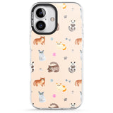 iPhone 16 Pro Max Cats with Toys Black Impact Phone Case