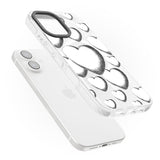 Hand-Drawn Hearts Impact Magsafe Phone Case for iPhone 16, iPhone 16 Plus