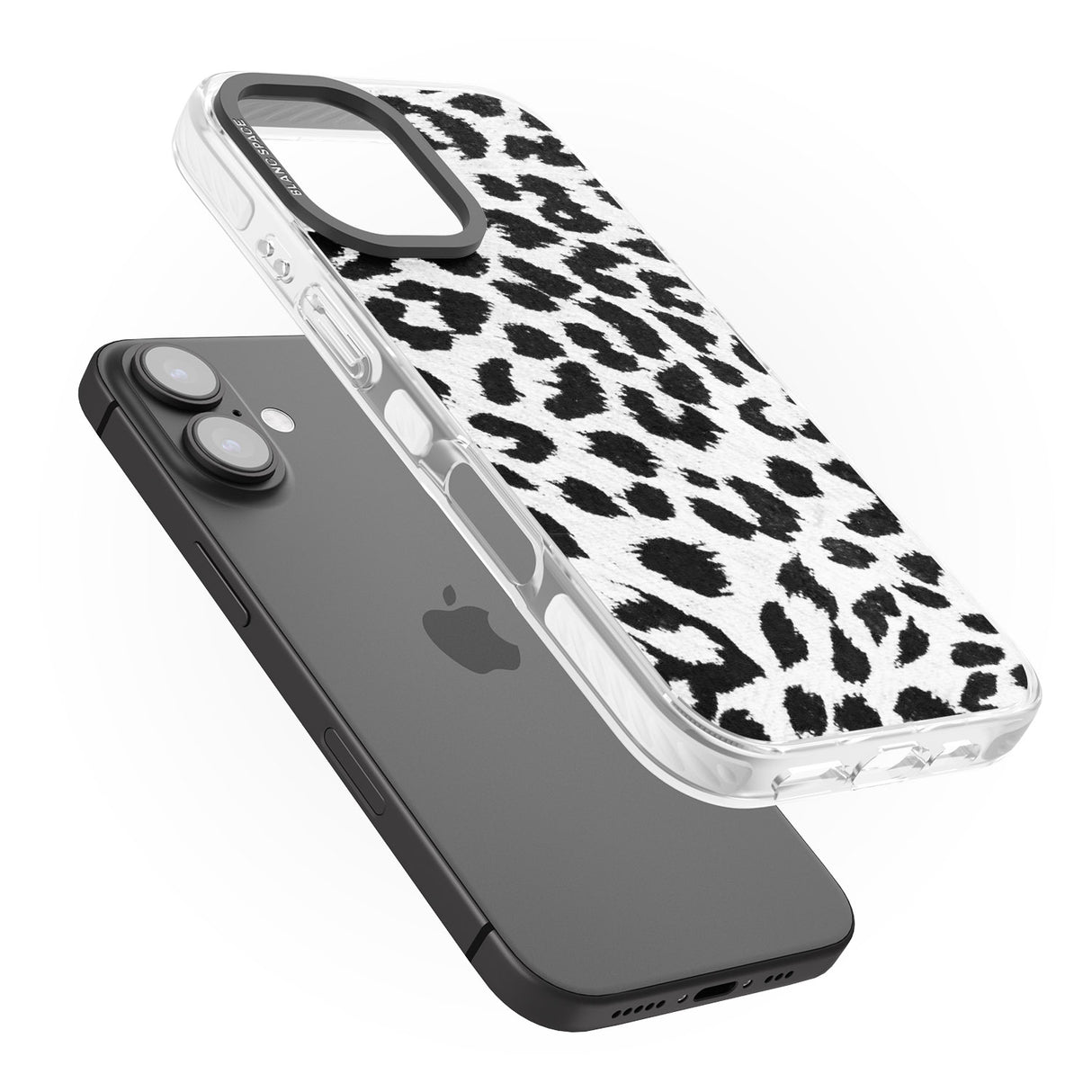 iPhone 16 Pro Max Rar Leopard Print White Black Impact Phone Case