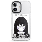 iPhone 16 Pro Max Anti-Social Black Impact Phone Case