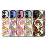 iPhone 16 Pro Max Hand Watcher Pattern Black Impact Phone Case