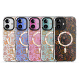 Autumn Line Pattern Impact Magsafe Phone Case for iPhone 16, iPhone 16 Plus