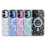 iPhone 16 Blue Bows & Hearts Clear Impact Phone Case