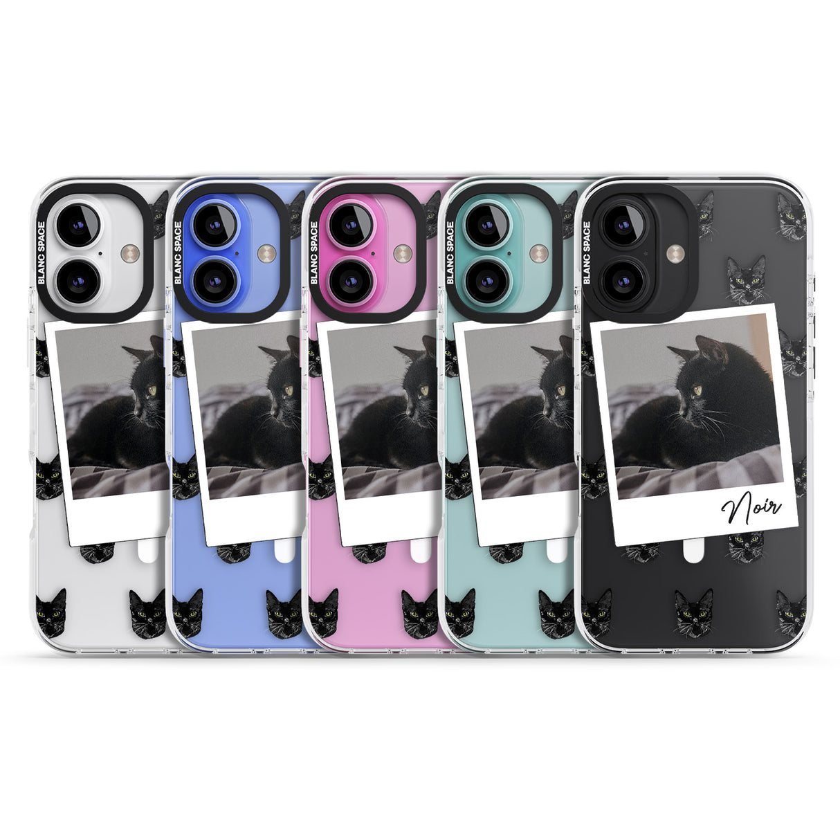 iPhone 16 Pro Max Personalised Bombay Cat Photo Black Impact Phone Case