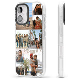 iPhone 16 Pro Max Personalised Photo Grid Black Impact Phone Case