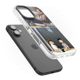 iPhone 16 Pro Max Personalised 2 Photo Grid Black Impact Phone Case