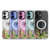 Personalised Garden Wildfowers Impact Magsafe Phone Case for iPhone 16, iPhone 16 Plus