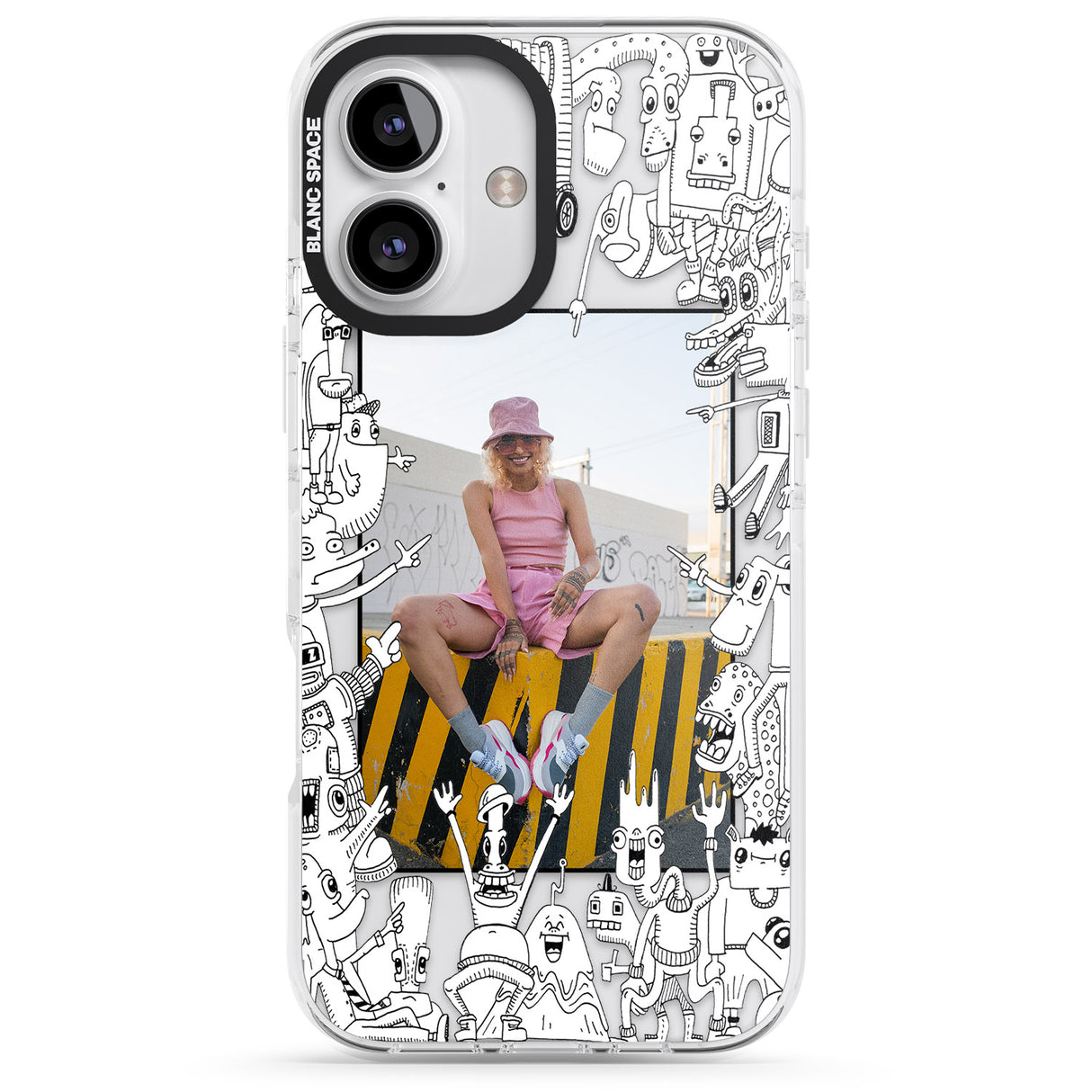 iPhone 16 Pro Max Personalised Look At This Photo Case Black Impact Phone Case