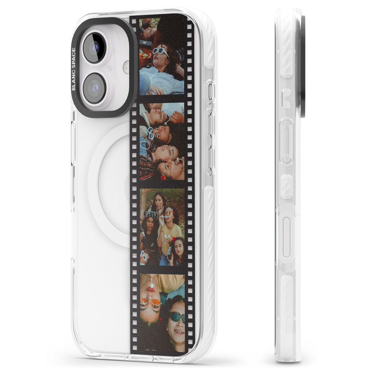 iPhone 16 Pro Max Personalised Instant Camera Photo Phone Case Black Impact Phone Case