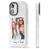 iPhone 16 Pro Max Personalised Daisy Instant Photo Black Impact Phone Case