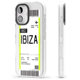 iPhone 16 Pro Max Personalised Ibiza Boarding Pass Black Impact Phone Case