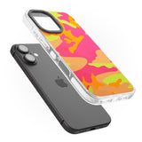 iPhone 16 Pro Max Neon Camo Black Impact Phone Case