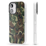 iPhone 16 Pro Max Forest Green Camo Black Impact Phone Case