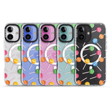 iPhone 16 Pro Max Lollipop Pattern Black Impact Phone Case