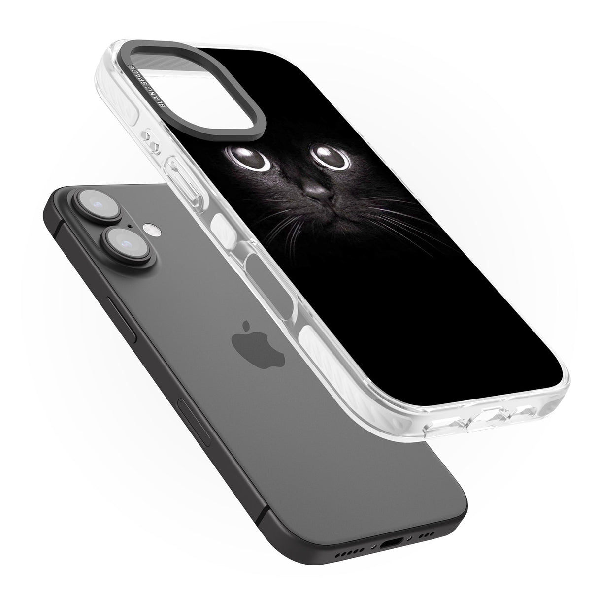 iPhone 16 Pro Max Black Cat Black Impact Phone Case