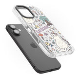 iPhone 16 Pro Max Caticorn pattern Black Impact Phone Case