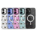 iPhone 16 Pro Max Bengal Cat Pattern Black Impact Phone Case