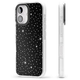 iPhone 16 Pro Max Celestial Cut-Out Stars Black Impact Phone Case