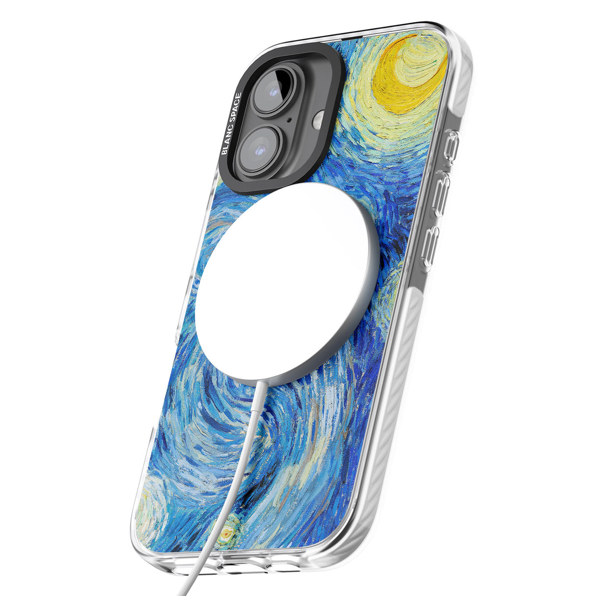 iPhone 16 Pro Max The Starry Night by Vincent Van Gogh Black Impact Phone Case