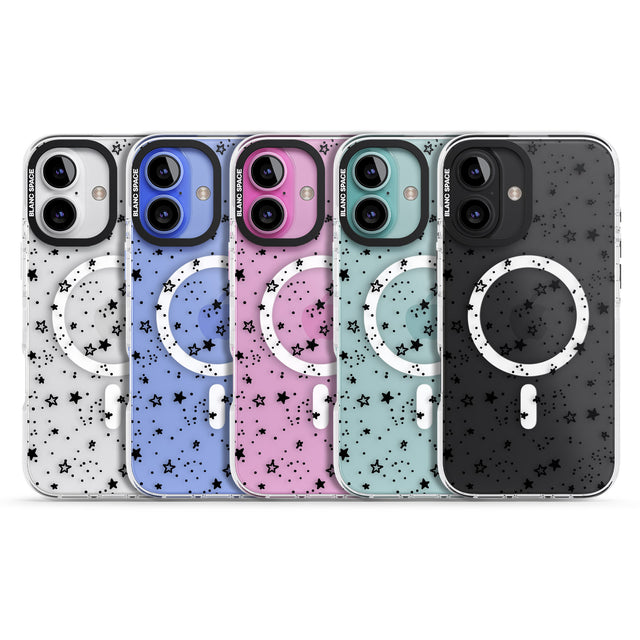 iPhone 16 Pro Max Solid Stars Black Impact Phone Case