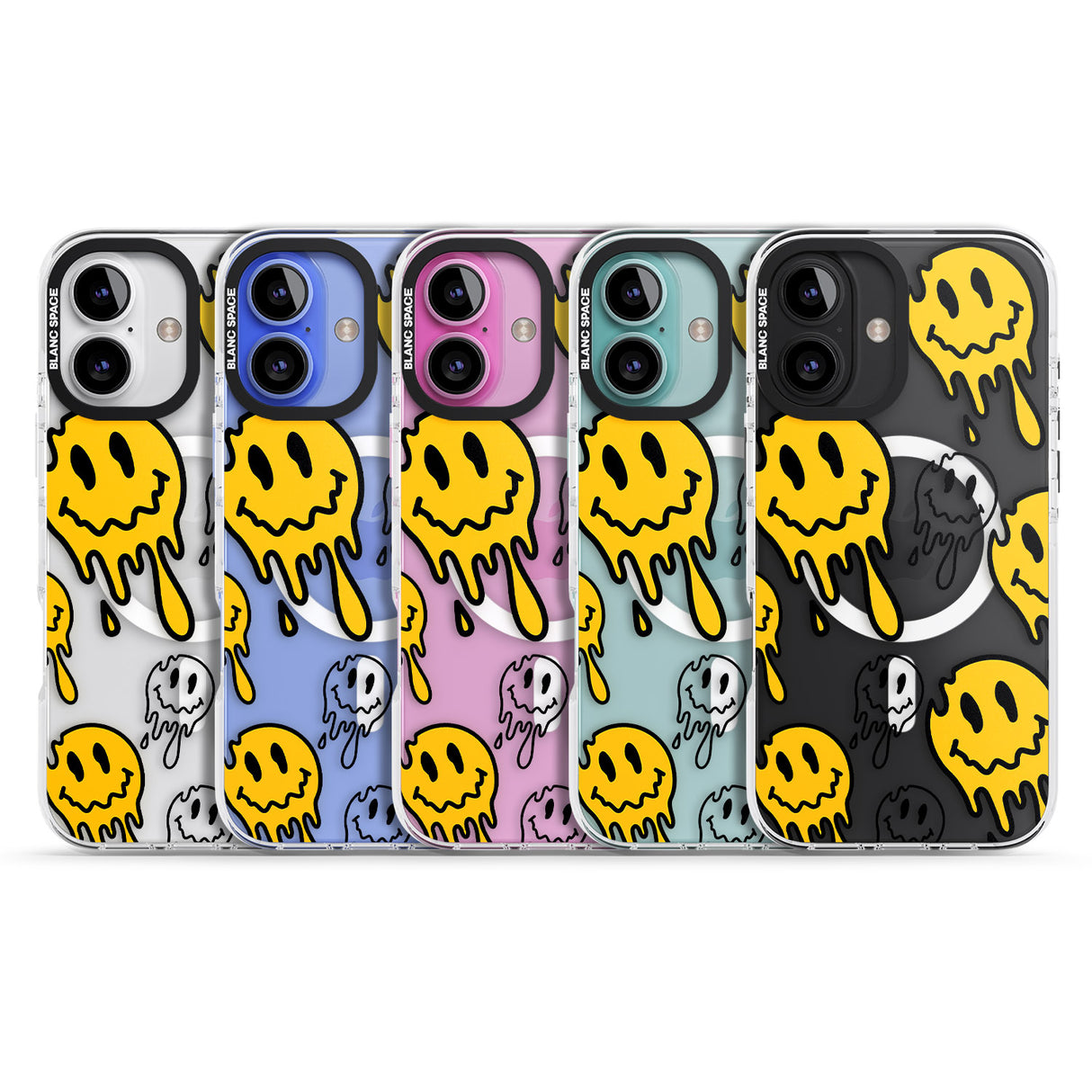 iPhone 16 Pro Max Face Melt Black Impact Phone Case